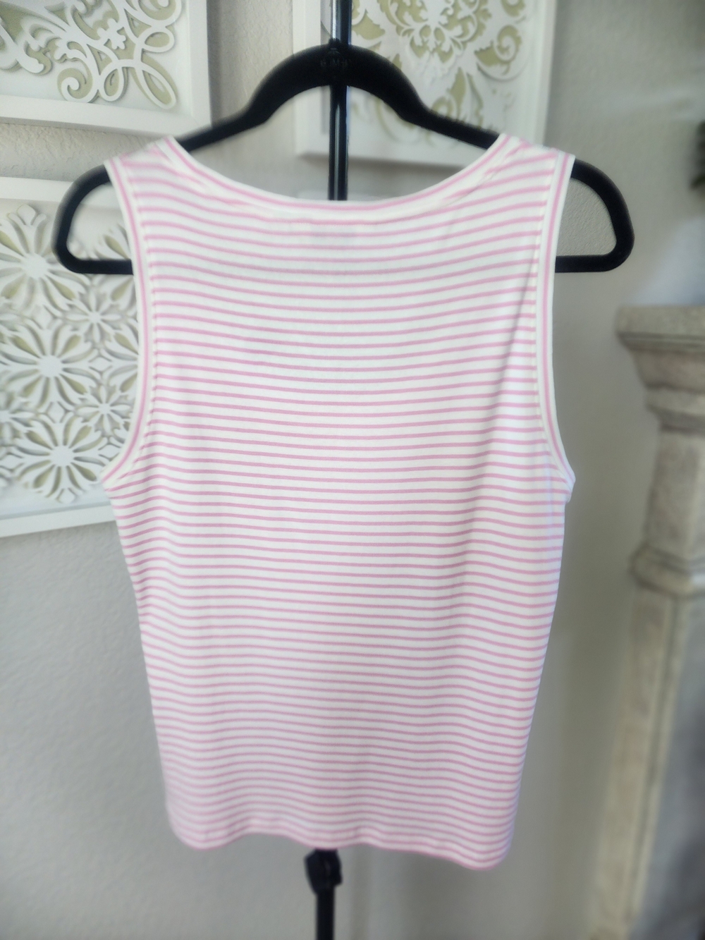 Vineyard Vines Pink & White Striped Tee - Picture 4 of 5